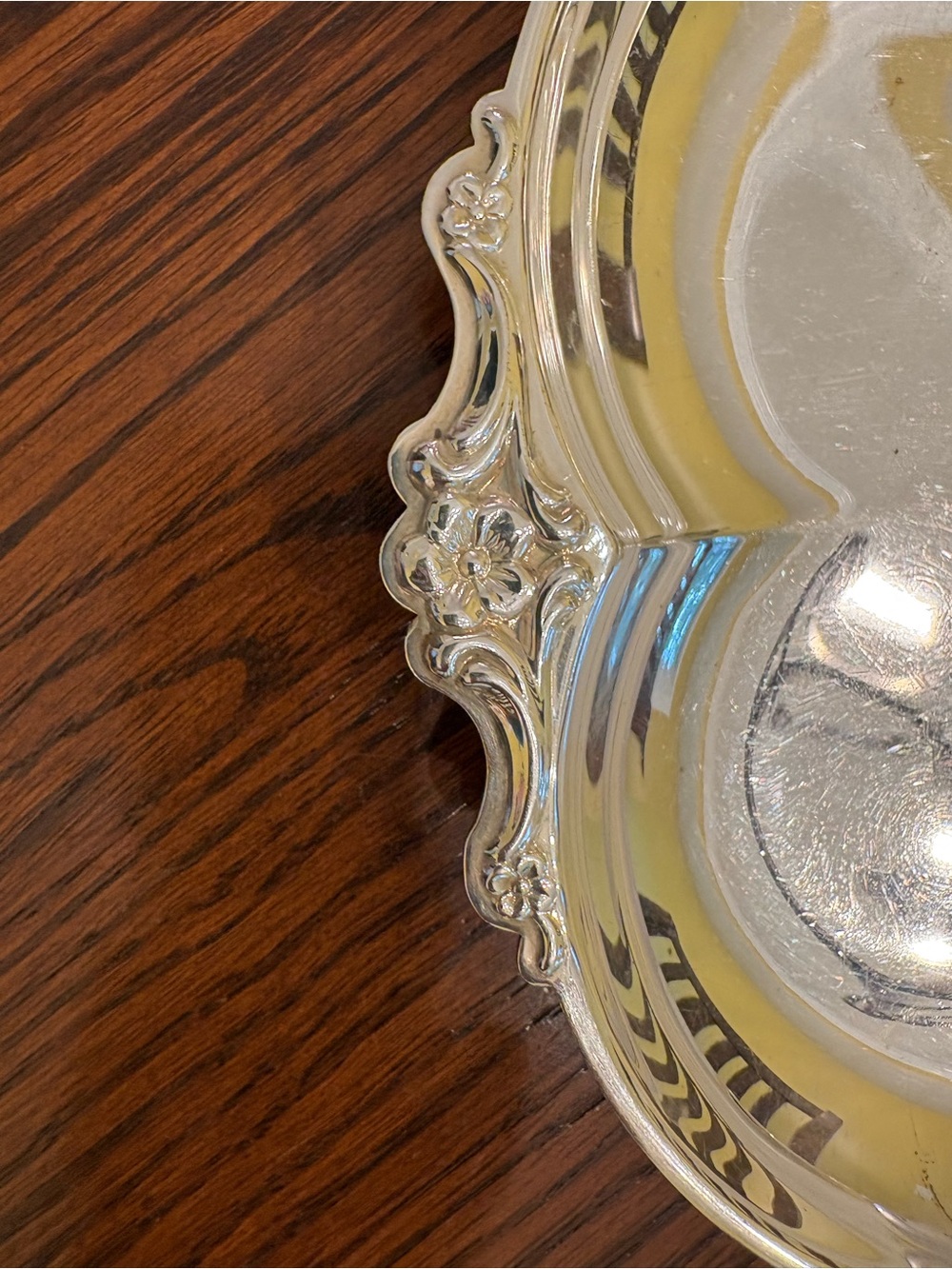 Silver plated dish